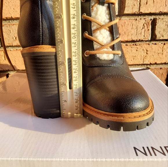 NWT! Nine West Women's Ankle Boots Penni3-SS Black Size 8M - Picture 3 of 7